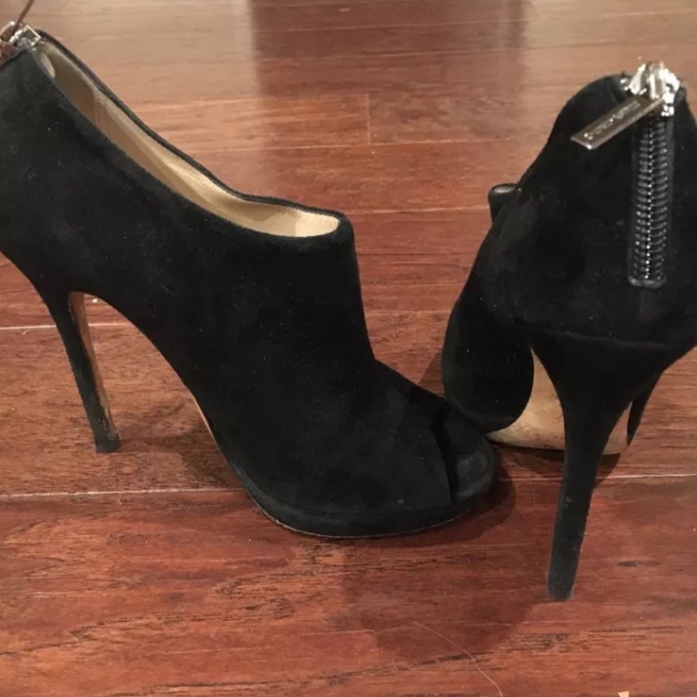 Jimmy Choo Peeptoe Booties